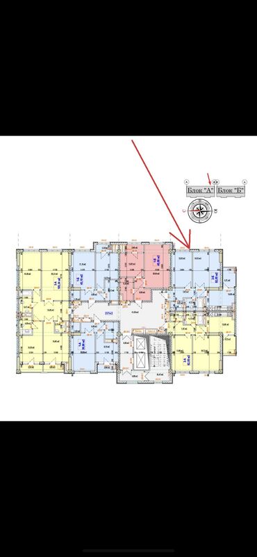 2х комнатная квартира бишкек: 2 комнаты, 62 м², Элитка, 10 этаж
