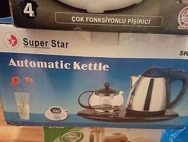 dəm caydan: Super Star Automatic Kettle – elektrikli çay dəsti - Brend: Super — 1