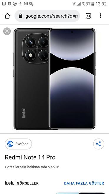 note 12: XIAOMI REDMI NOTE 14 PRO TÜRKIYE CIHAZI ÖZELLIKLER Ekran: 6.67" — 2