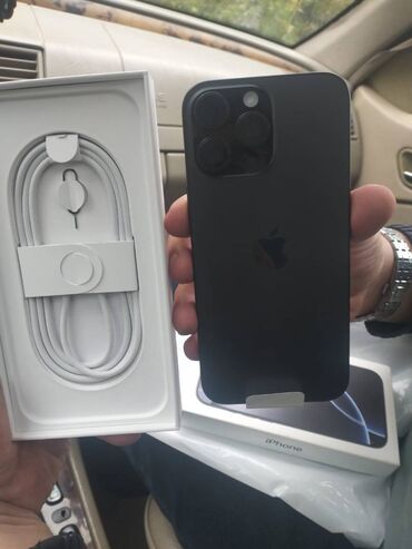 iphone xs max islenmis: IPhone 16 Pro Max, 256 GB, Black Titanium, Zəmanət, Sənədlərlə