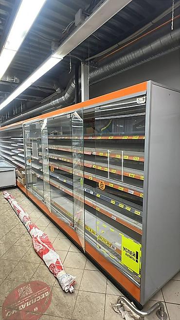 витрыны: Холодильные витрины со стеклянными раздвижными дверями для магазина — 1