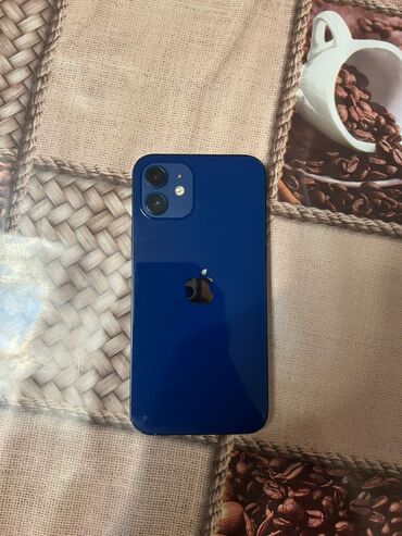 акамулятор б у: IPhone 12, Колдонулган, 64 ГБ, Blue Titanium, Каптама, 80 %