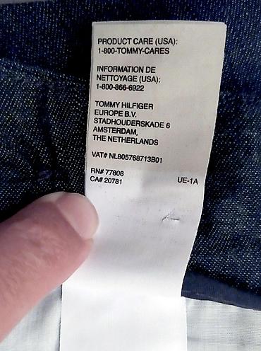 Pantalone: Tommy Hilfiger pamučne tri četvrt ženske pantalone Prelepe superiorne — 14