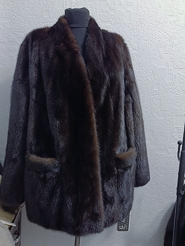 Шубы: Шуба, Норка, Короткая модель, Канада, 2XL, 3XL — 9