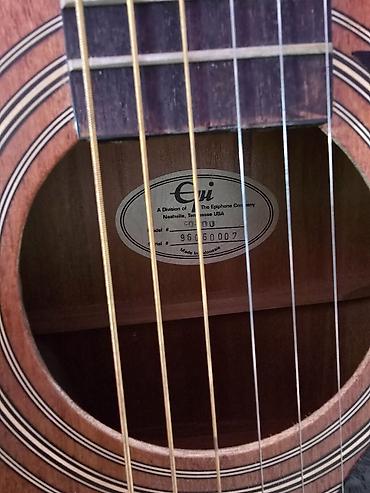 Гитары: Акустическая гитара Epiphone (Epi by Gibson), модель CD-100, сделано в — 4