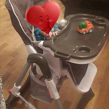 masın oyunları: Uşaq yemək stulu təcili satılır - Rahat və təhlükəsiz konstruksiya — 1