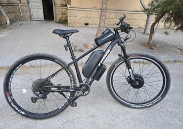 Elektrik velosipedlər: Yeni Elektrik velosipedi Trinx, 29", sürətlərin sayı: 12, 500-750 Vt, Ünvandan götürmə — 6