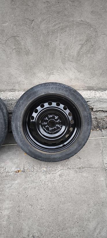 Унаа: Дөңгөлөктөр монтажда 205 / 55 / R 16, All-season, Колдонулган, Комплект, Темир, тешиктери - 5 — 5