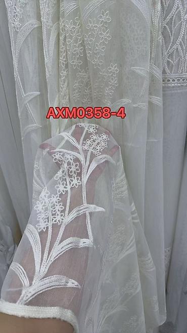 balkonlar: Model 0065 tül pərdə kumaşı - Material: şəffaf, yüngül tull tül - — 8