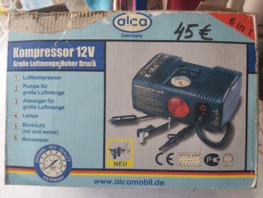 Аксессуары для салона: Автомобильный малогабаритный компрессор ( Германия)