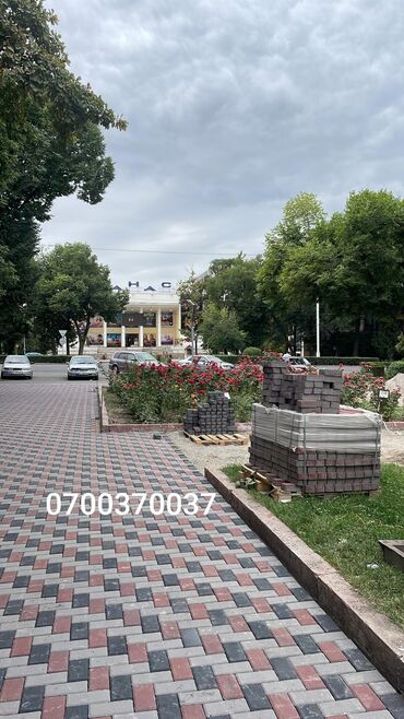 Брусчатка кирпич: Брусчатка кирпич, Дорожная, Бетонная, Прессованная, Новый, Укладка, Гарантия, Бесплатный выезд — 3