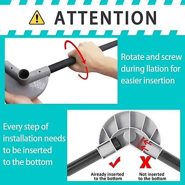 Podloge za igru: Sestougaona ogradica za bebe Dostupne boje : siva, plava i roze — 8