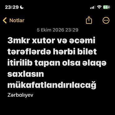 1c program yukle: Elan: İtirilmiş hərbi bilet axtarışı - 3-cü mikrorayon (xutor) və — 1