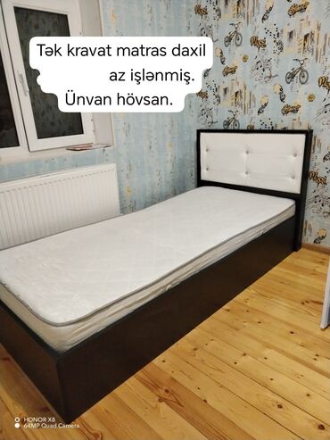 çarpayı satışı: Yeni, Təknəfərlik çarpayı, Bazasız, Matras ilə, Siyirməsiz