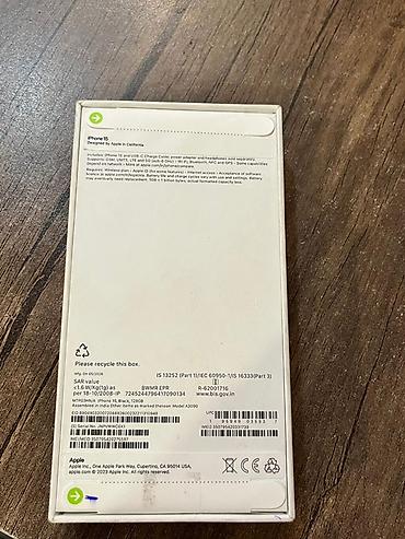 iphone 11 usb: IPhone 15, 128 GB, Qara, Simsiz şarj — 2