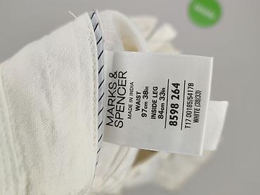 lniana: Marks & Spencer, Spodnie materiałowe damskie, rozmiar 3XL — 5