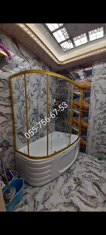 Duş kabinaları, arakəsmələr: Arakəsmə, Künc üçün — 17