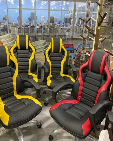 Ofis və oyun kresloları: Yeni, Təkərli, Qolları tənzimlənir, Dəri -da lalafo.az — 1 Ofis və oyun kresloları: Yeni, Təkərli, Qolları tənzimlənir, Dəri — 1