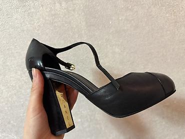 Qadın ayaqqabıları: Chanel qadın ayaqqabısı.Orjinal - Model: Mary Jane tərzində, qalın — 1