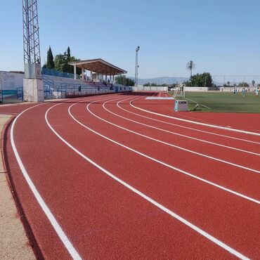 Рулонные покрытия из резиновой крошки: Резиновое покрытие, беговая дорожка, спортивное покрытие — 12