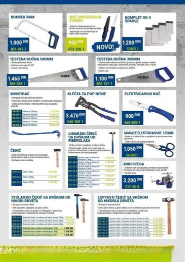 Ostali uređaji: Ručni Alat IRIMO 🔧 AKCIJA: Traje do isteka zaliha 💰 CENA: 510 din — 3