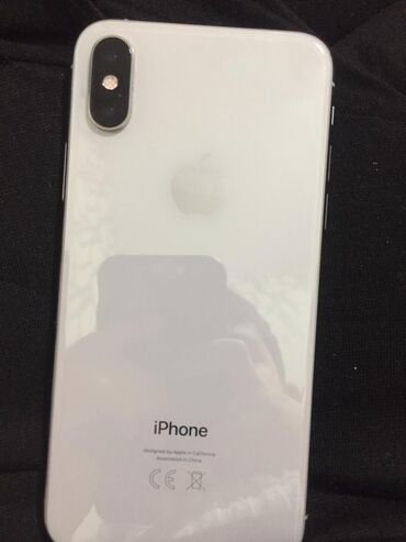 ayfon 5 telefon: IPhone Xs, 256 GB, Ağ, Face ID, Barmaq izi