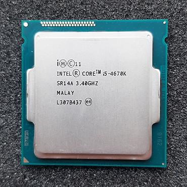 i7 cpu: Processor - CPU Intel İ5-4670K - 45 AZN (LGA 1150 soket) (4 nüvə / — 1