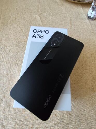 oppo telefonları: Oppo A58 4G, 128 GB, rəng - Qara, Zəmanət, Sensor, Barmaq izi