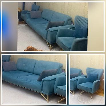 Açılan divan(2.40olcude) 2kreslo ilə 500azn 2200azn alinib 8ay öncə