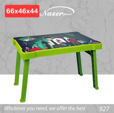 Uşaq masaları: Oğlan və qız üçün, Yeni, Bağça masası, Stulsuz — 13
