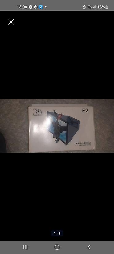 3d printerlər: 3D F2 mobil telefon ekran böyüdücü Xüsusiyyətlər: - Model: F2, 3D — 1