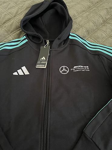 vikend torba: Adidas x Mercedes Benz AMG Petronas Formula One Team DNA Mens Hoodie — 8