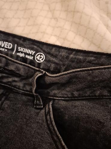 ecco 40: Ženske skinny farmerke – visok struk, veličina 42 - Model: skinny — 1
