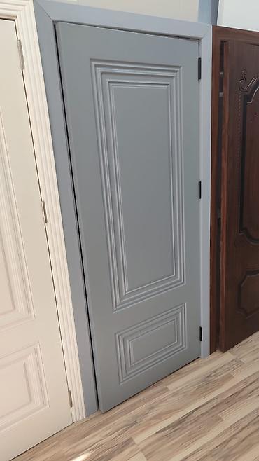 Otaq qapısı – klassik dizayn, boz rəng - Material: taxta əsaslı — 1