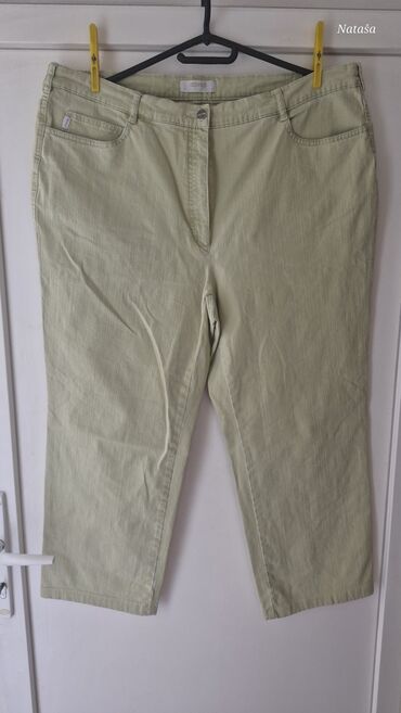 zelene zenske pantalone: 2XL (EU 44), Visok struk, Kargo