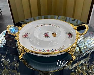 sous: Lüks süfrə üçün dekorativ porselen servis qabları - Model 191: Uzun — 1