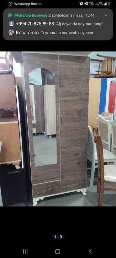 Dolablar: Yeni, Açılan, 3 qapılı Düz dolab, Azərbaycan -da lalafo.az — 6 Dolablar: Yeni, Açılan, 3 qapılı Düz dolab, Azərbaycan — 6