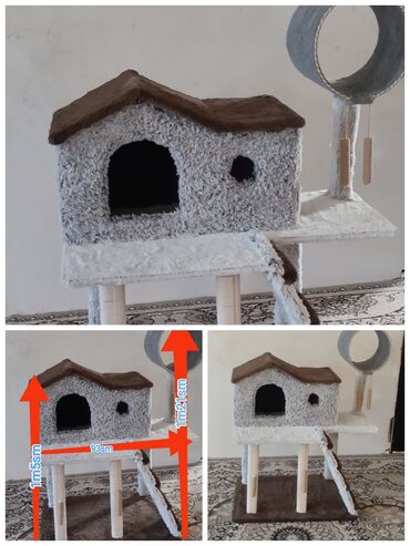 hamster evi: Pişik ucun ev(yuva) ideal vəziyyətdə olculer qeyd olunub qiymət 150azn