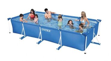 бассейн на дом: Бассейн Intex Rectangular Frame Pool представляет собой просторное и