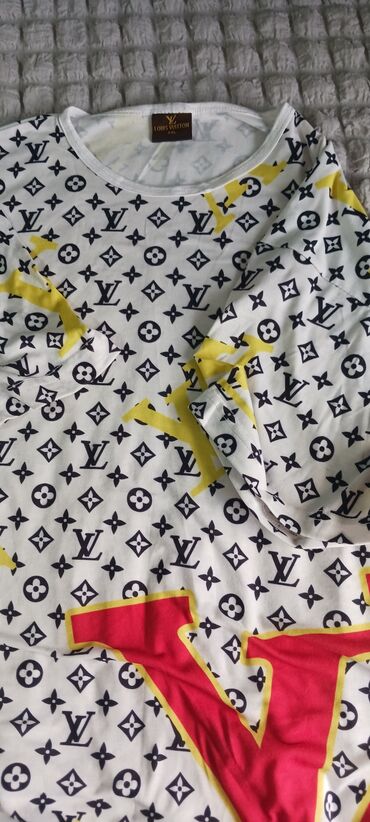 esarpa pamucna icine cmlouis vuitton: Men's T-shirt Louis Vuitton, 2XL (EU 44), bоја - Bela