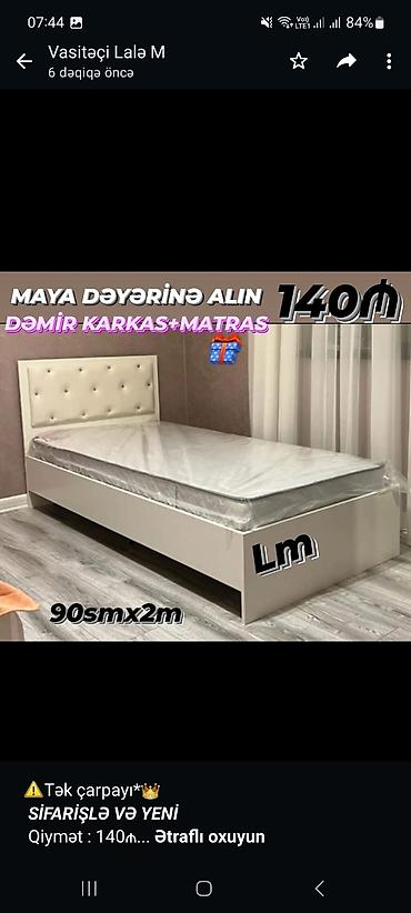 tek kravat: Birnəfərlik, Bazasız, Pulsuz matras, Siyirməsiz — 2
