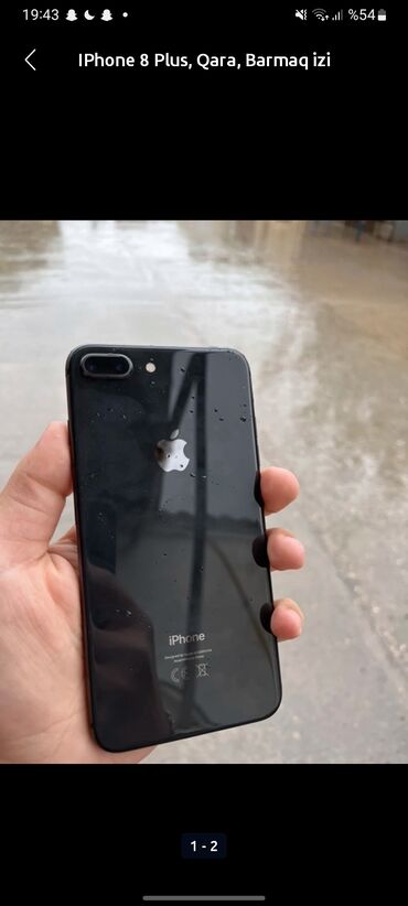 i̇phone 13 qiyməti: IPhone 8 Plus, Qara, Barmaq izi