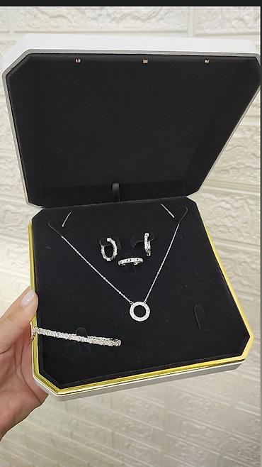 Серебряные наборы украшений: Набор украшений, Проба 925, Женские, Новый — 10