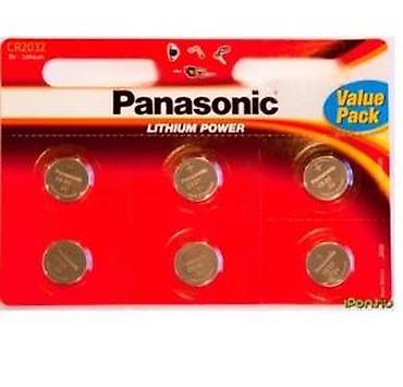 Baterije: Panasonic CR2032 Lithium Power – paket od 6 komada - Tip baterije — 7