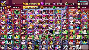 PS3 (Sony PlayStation 3): Аккаунт Brawl Stars Основное: - Путь к славе: 76 119 трофеев (рекорд — 1