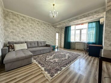 квартиры в рассрочку в бишкеке: 3 комнаты, С мебелью полностью