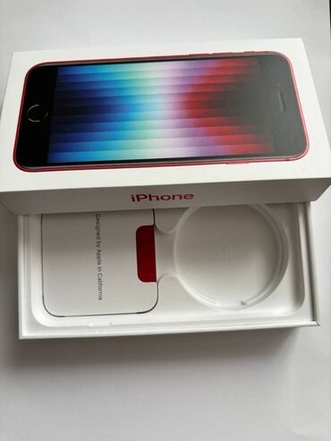 Apple iPhone: IPhone SE 2022, 128 GB, Qırmızı