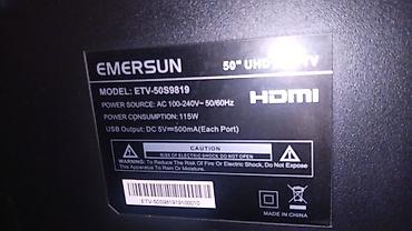 honor x7b plata: Emersun markalı 119 düym UHD LED televizor. Modeli: **ETV-50S9819** — 4