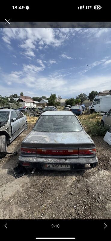 ротор помпы приус 30: Honda Civic: 1991 г., 1.6 л, Бензин, Седан