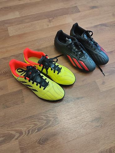 sari batinka: Rəng - Qara Botinkalar, Adidas, Ölçü: 36, Oğlan üçün — 4